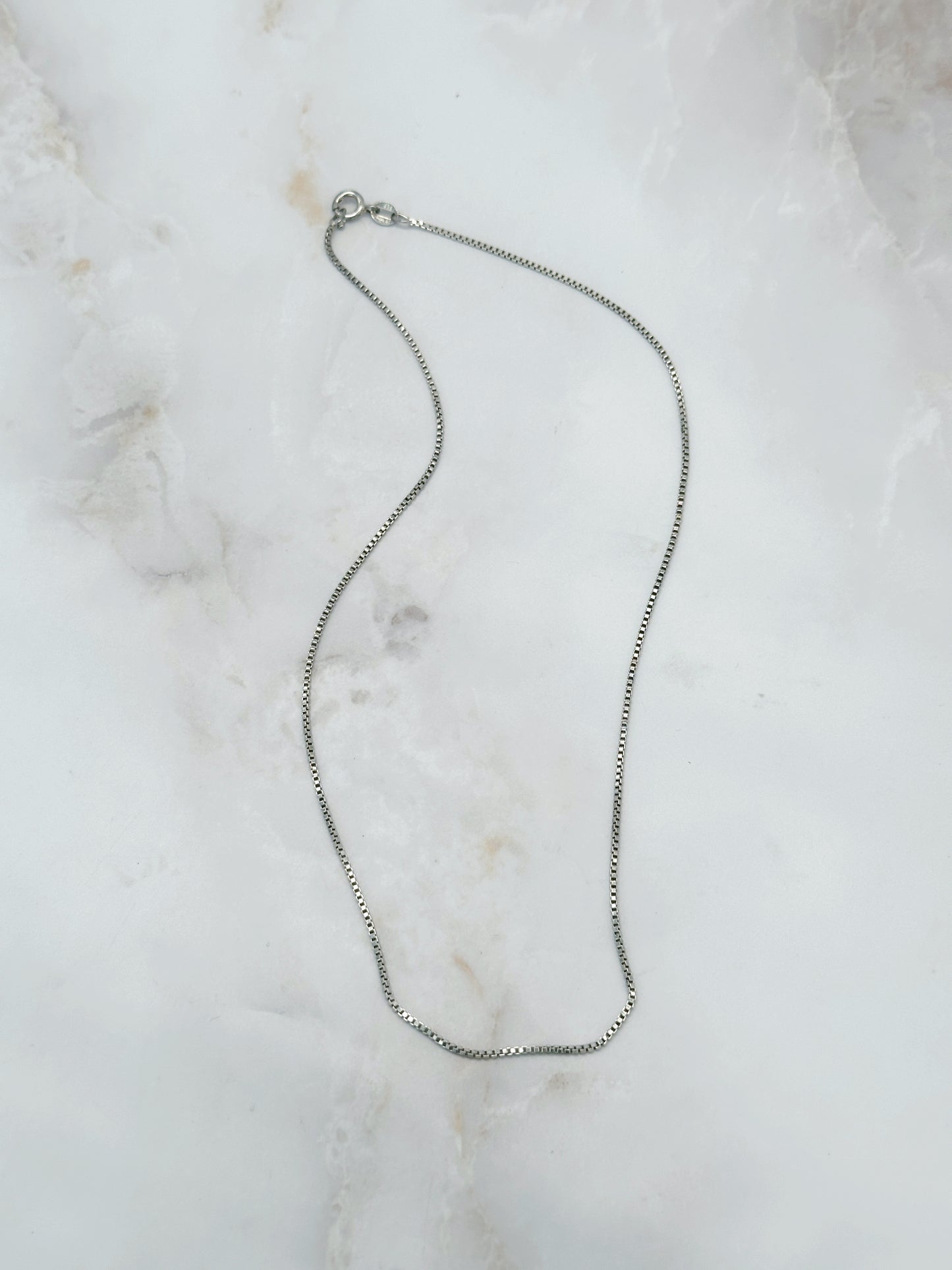 Zarte 835 Silberkette – Ideal für Anhänger