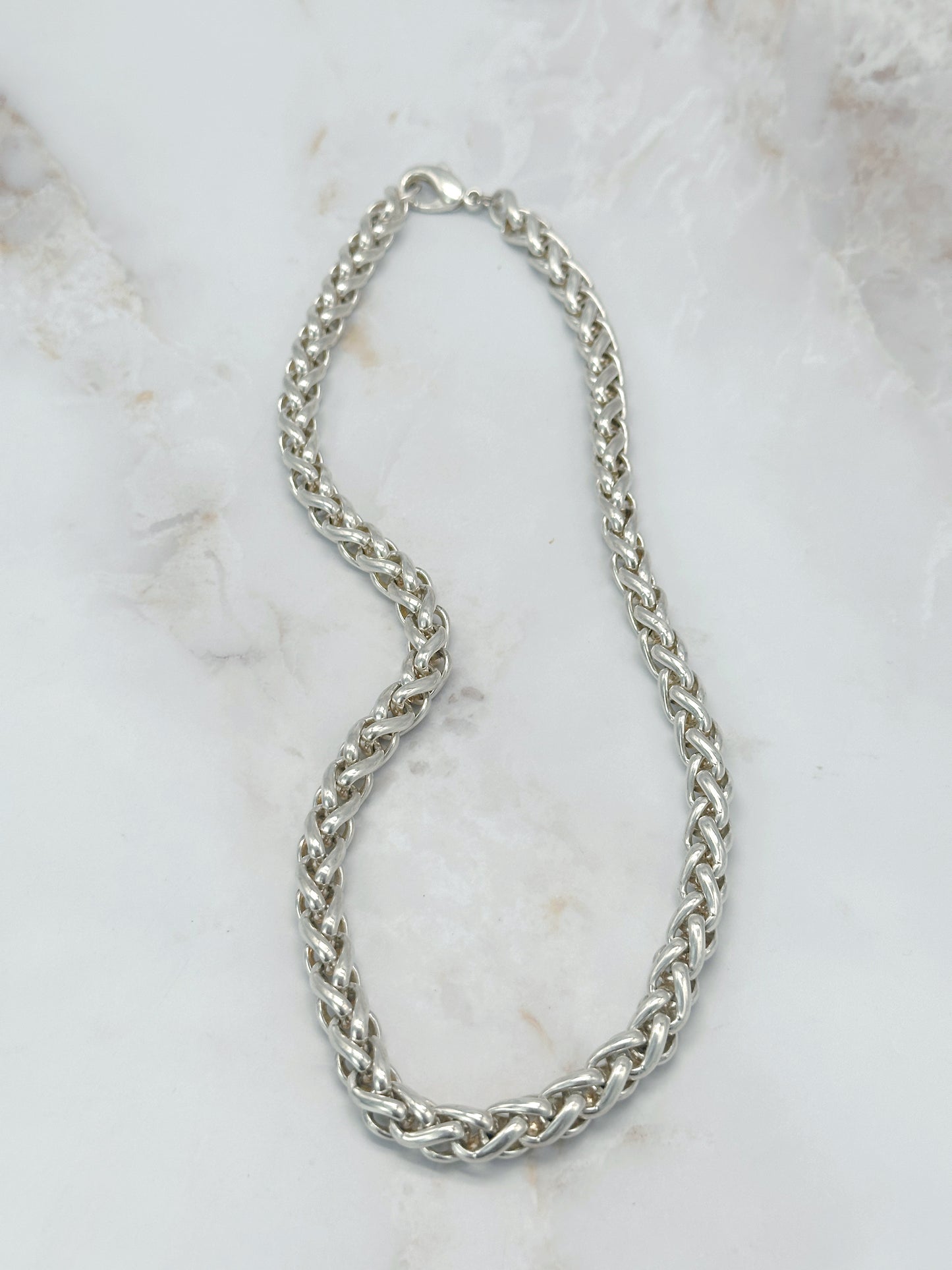 Klassische Gliederkette 925 Sterling Silber