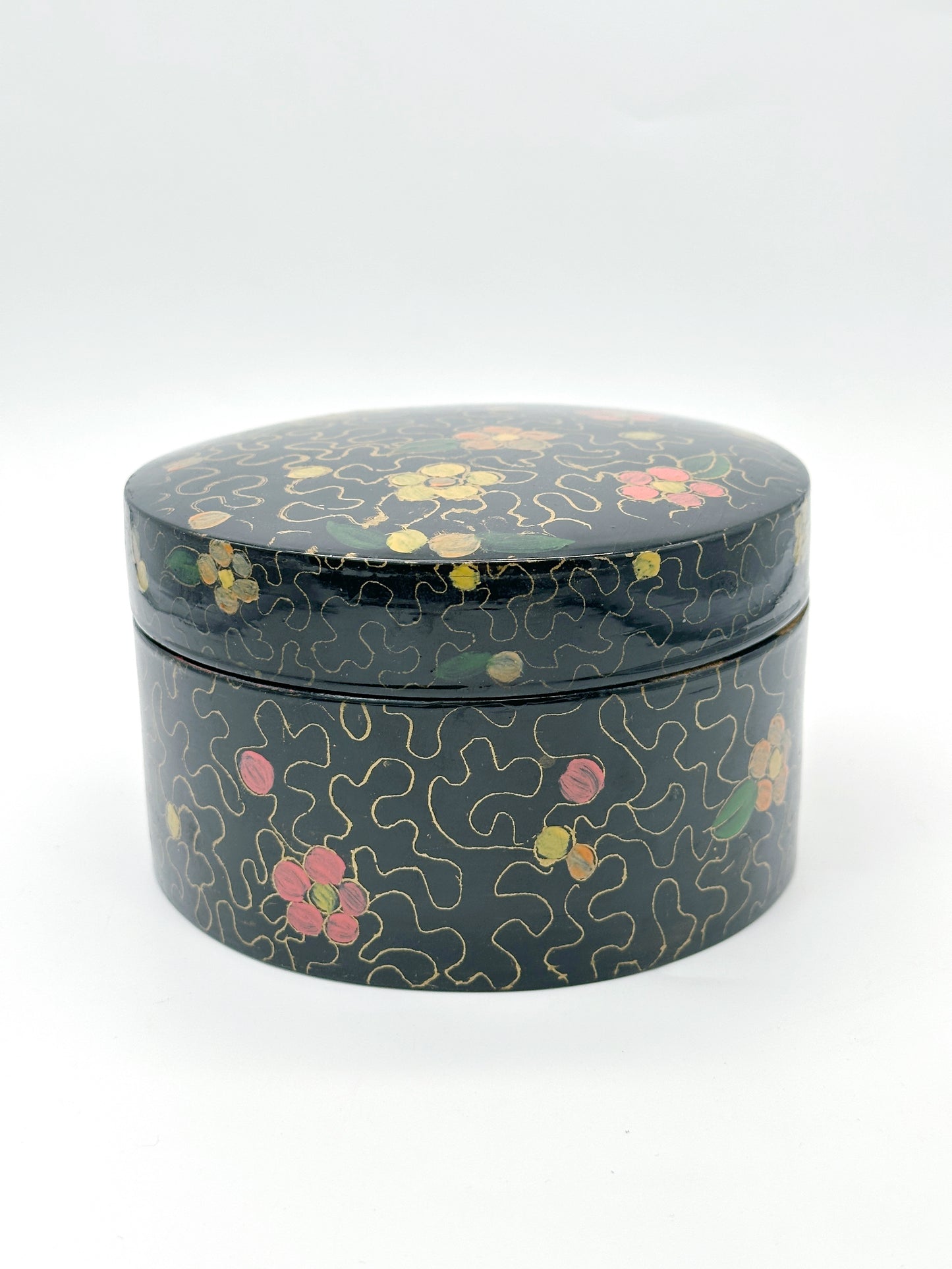 Handbemalte Vintage Lackdose