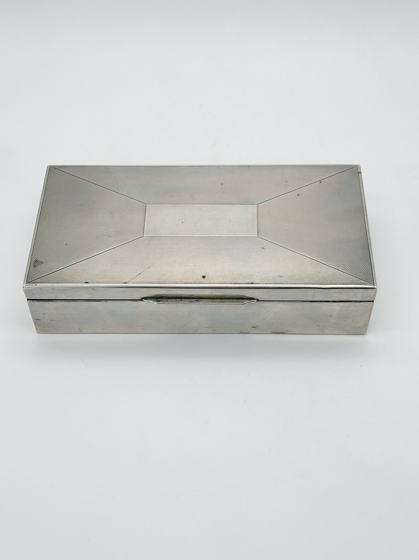 Zigarren- oder Zigarettendose aus Silber, Holland um 1953