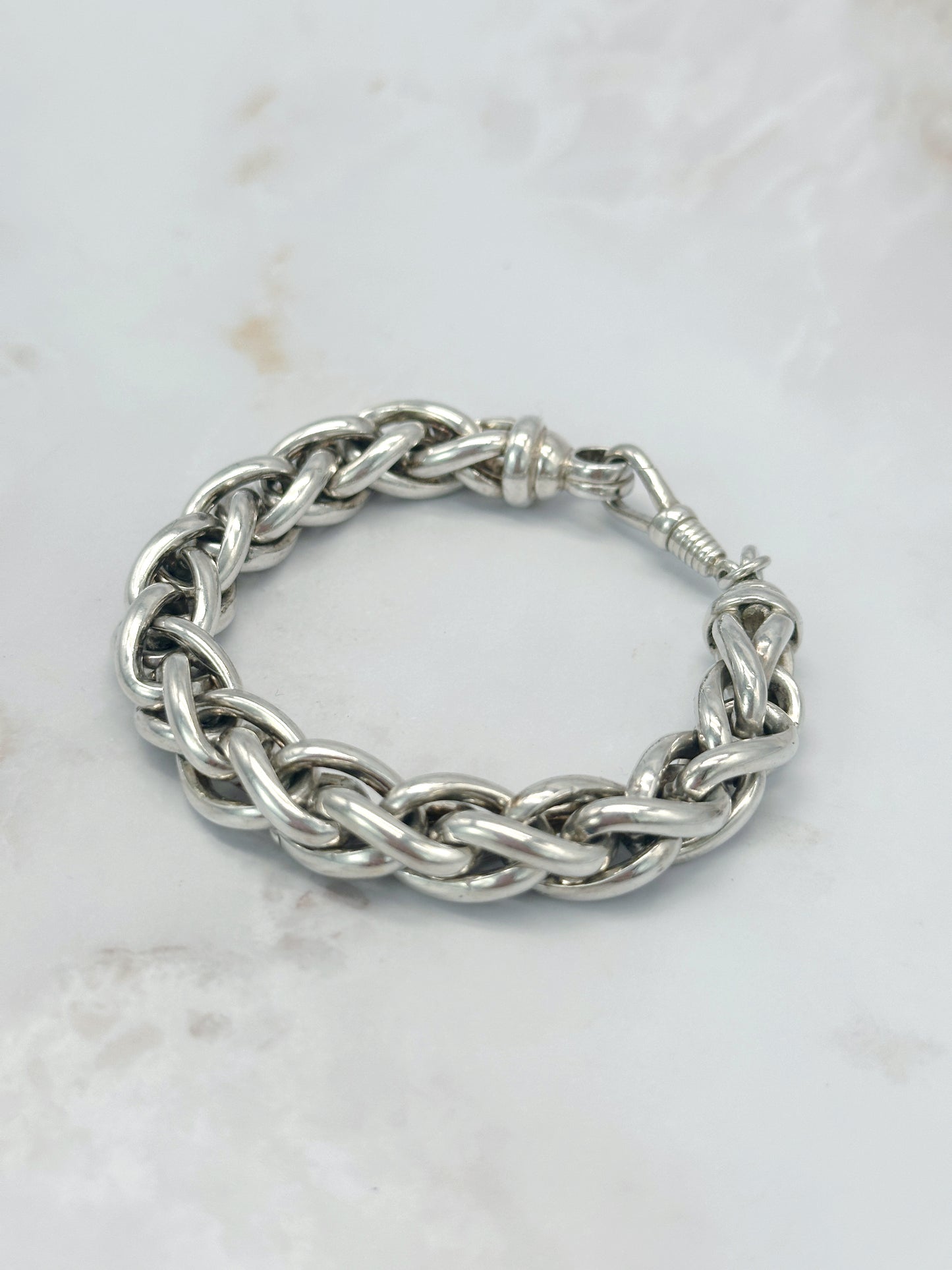 Vintage Gliederarmband 935 Silber