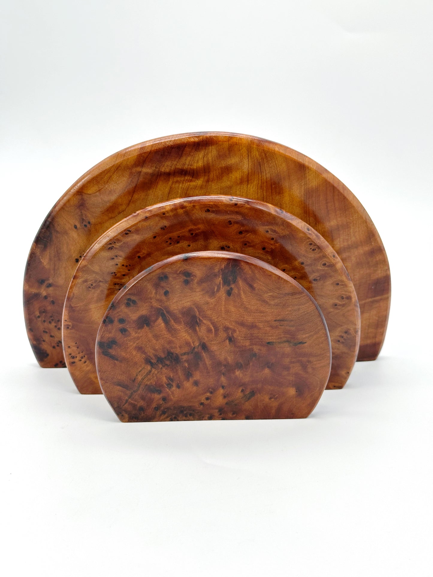 Art Déco Schreibtischorganizer Holz