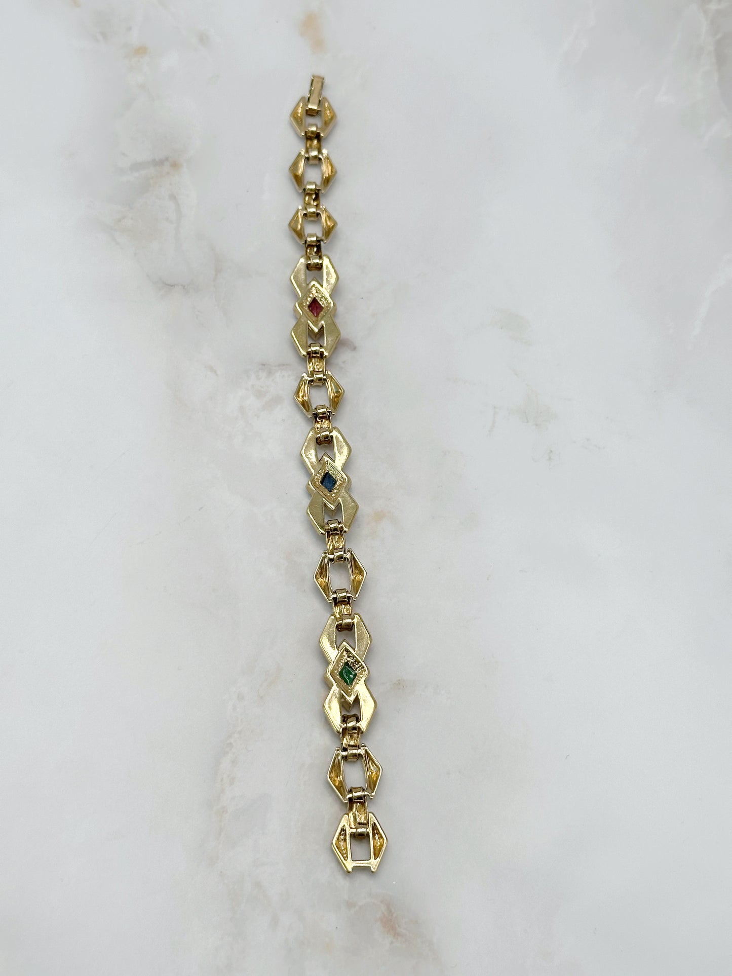 Vintage Armband mit Glaskristallen