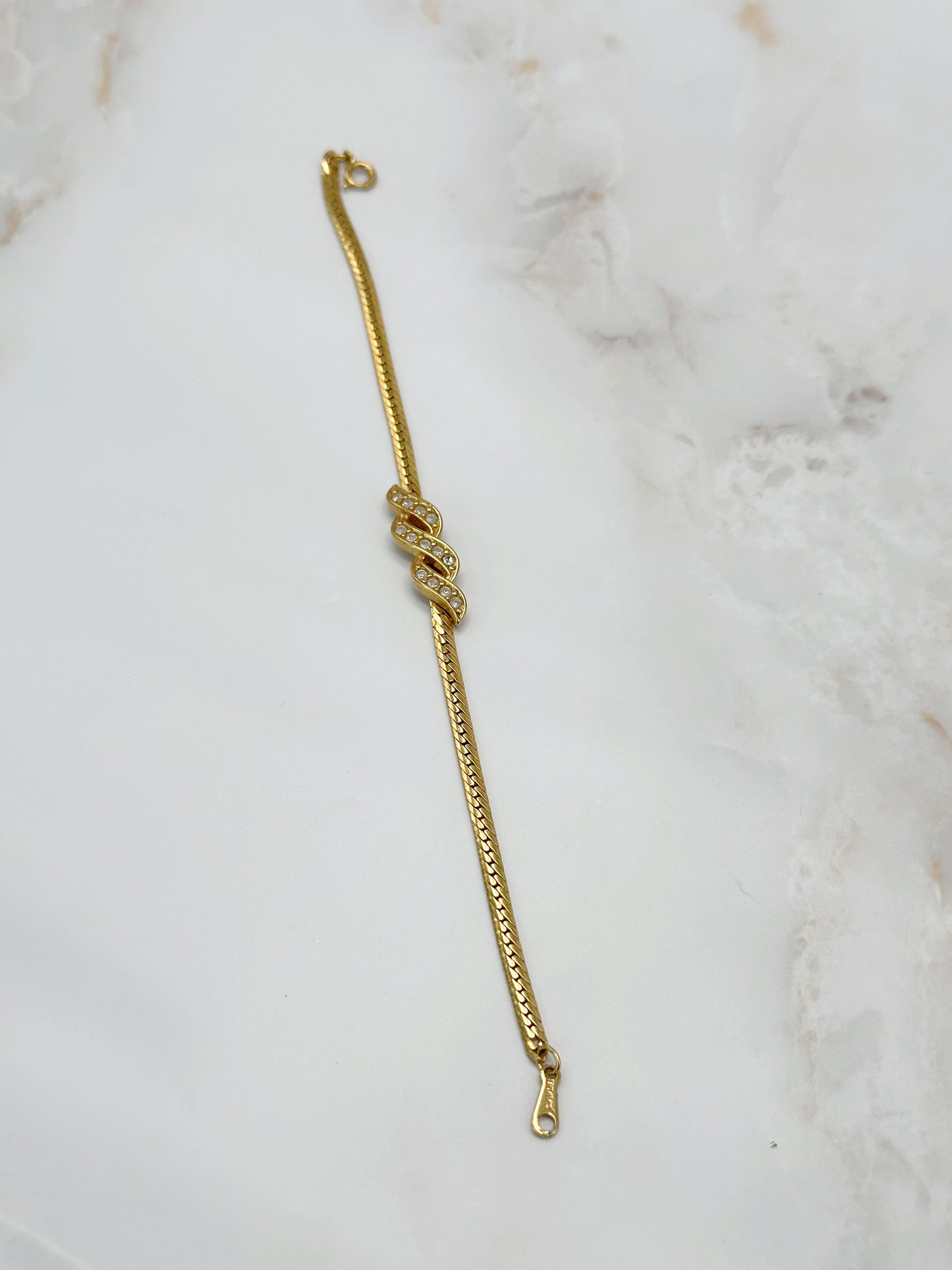 Zartes Vintage Armband mit Strass
