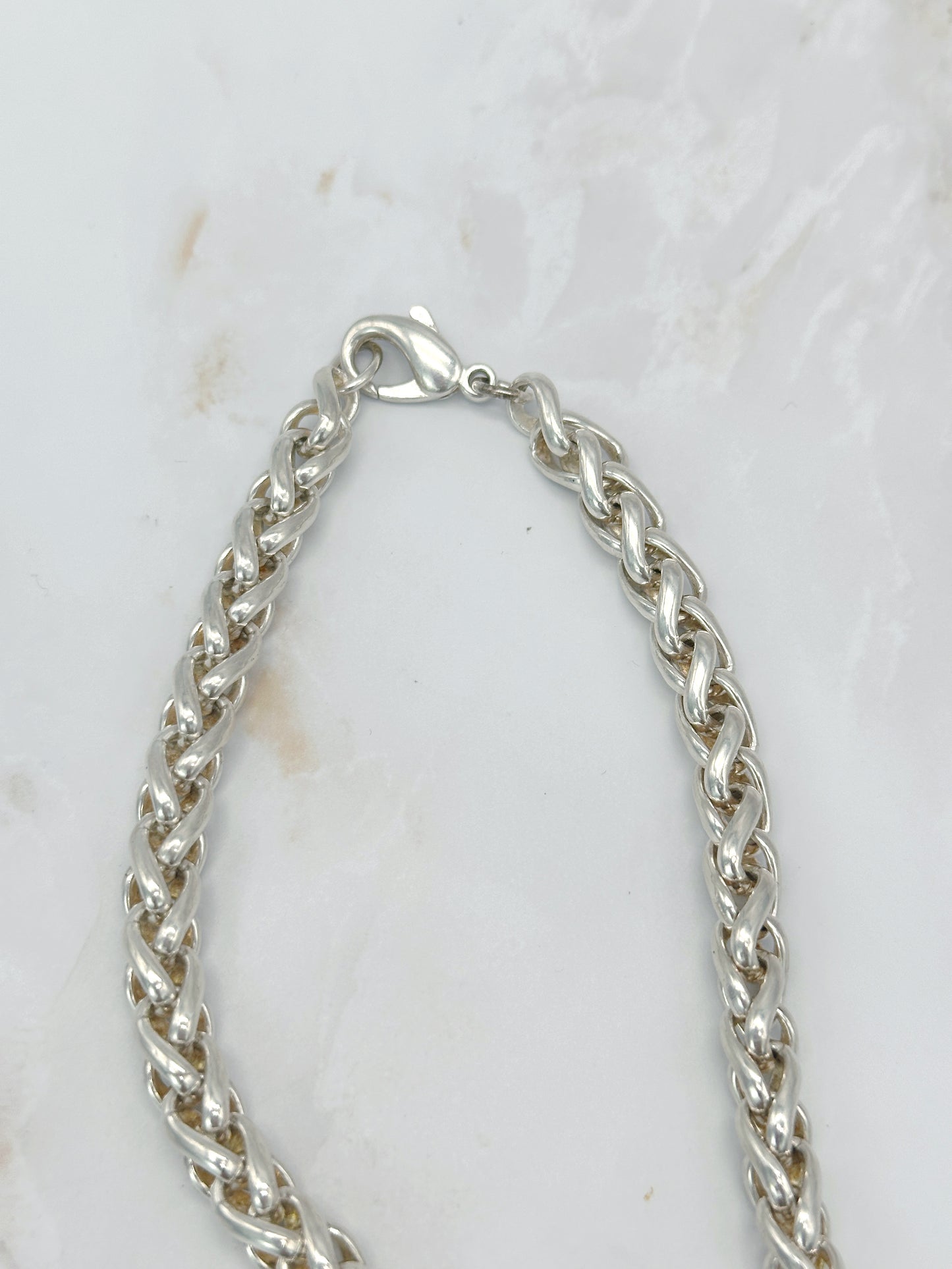 Klassische Gliederkette 925 Sterling Silber
