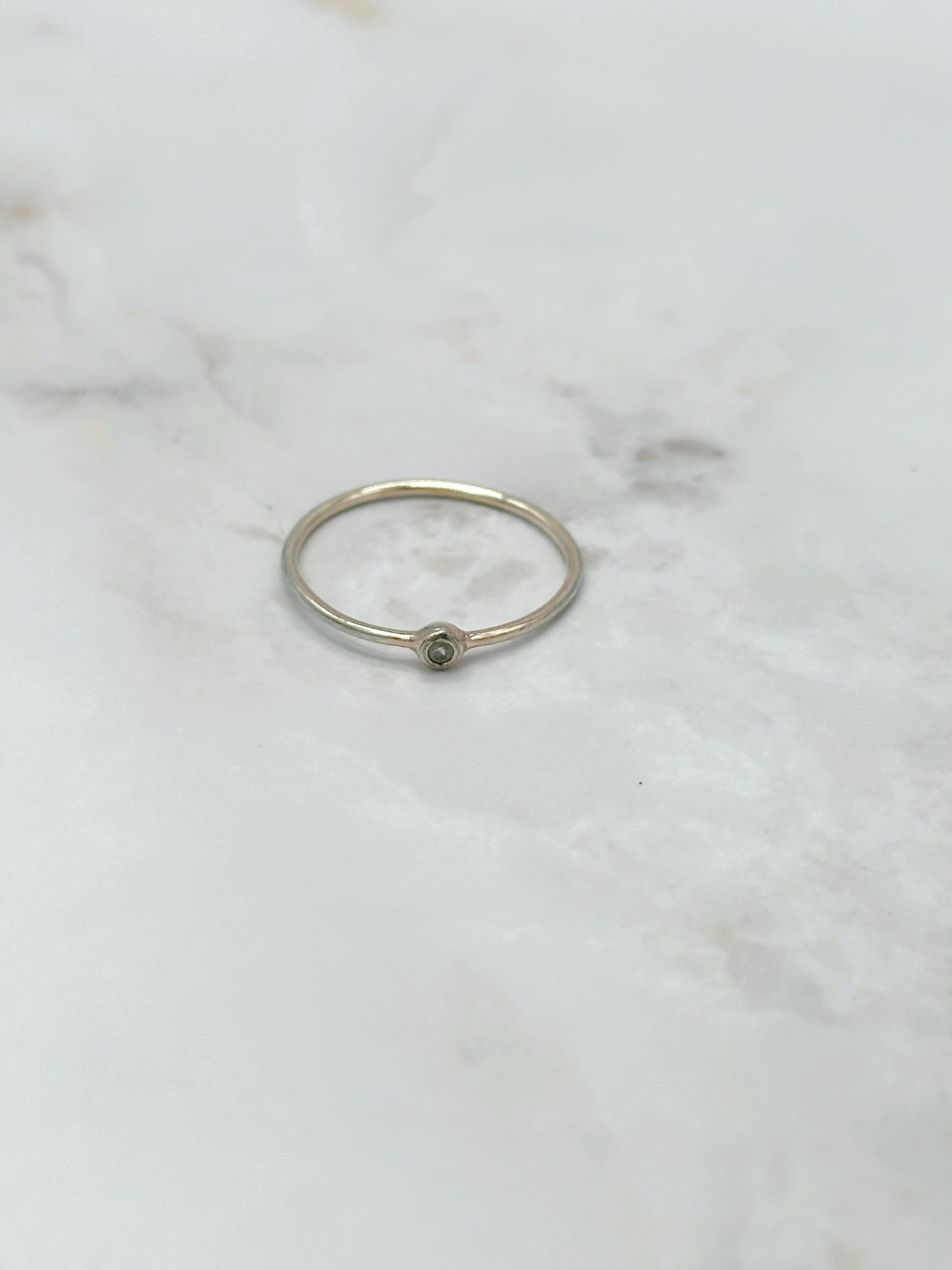 Zarte Ringe Silber Roségold