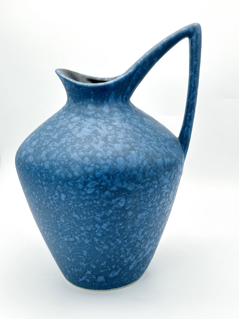 Blauer Keramikkrug, 1950er Jahre