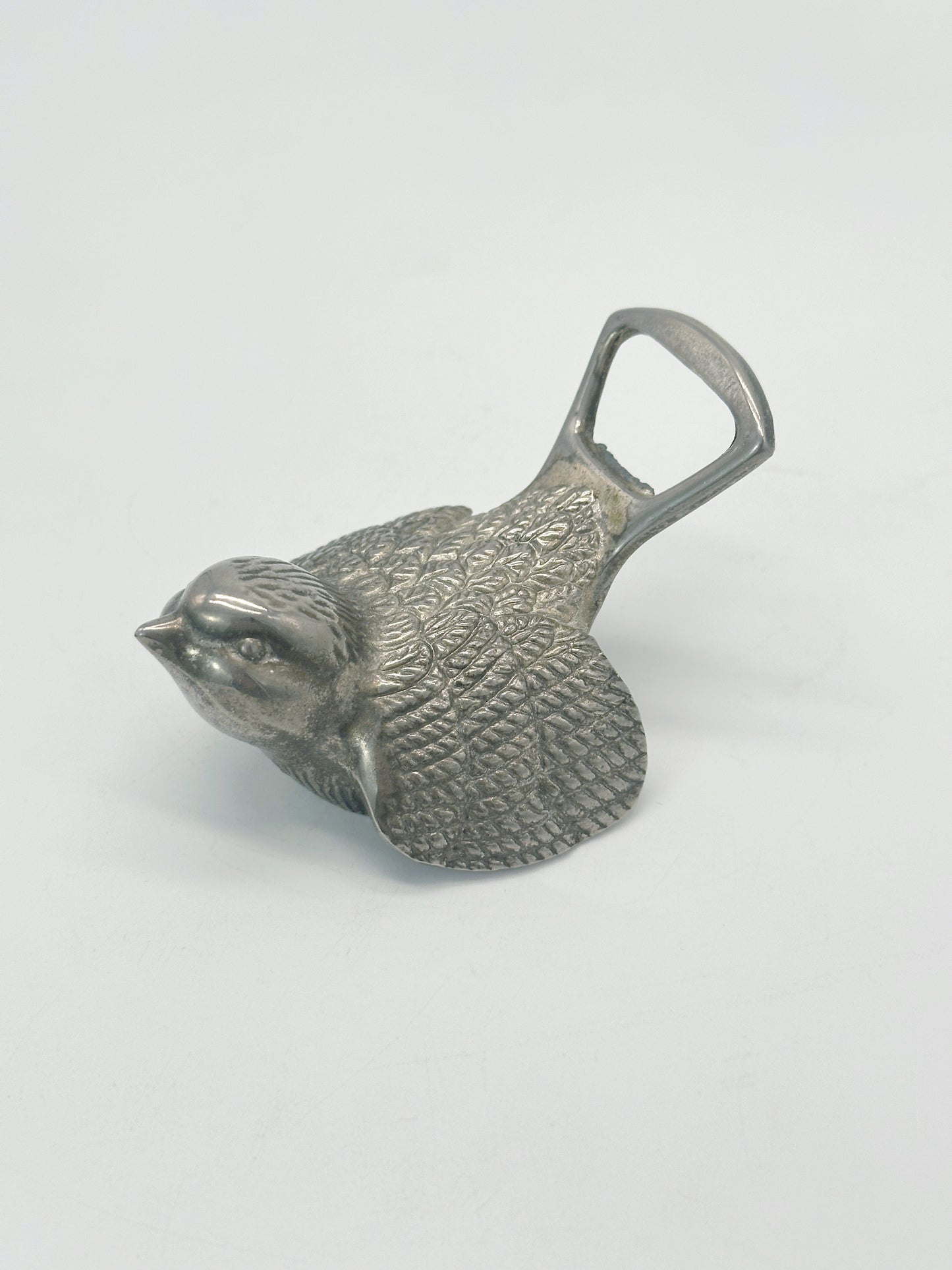 Vintage Flaschenöffner & Stopfen Vogelmotiv