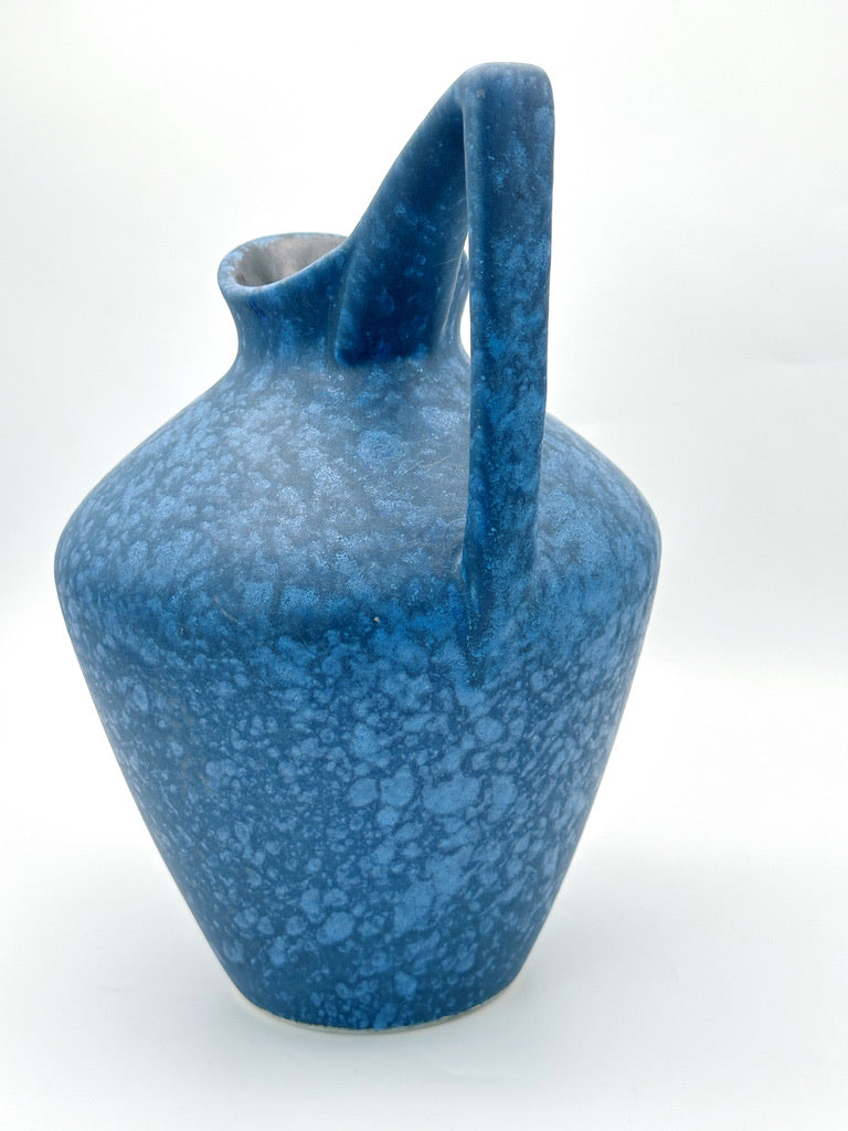 Blauer Keramikkrug, 1950er Jahre