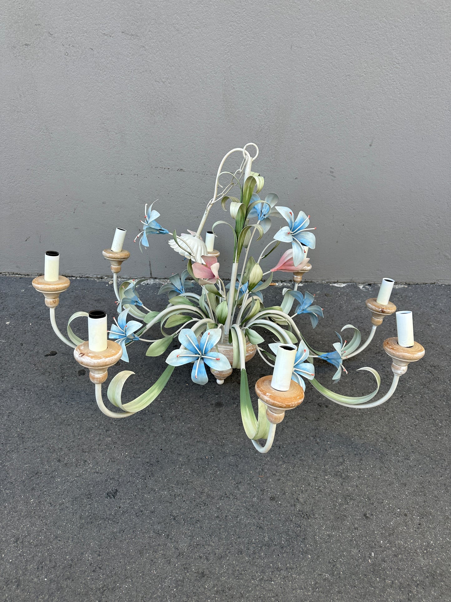 Vintage Luster Florentiner Art mit Blüten