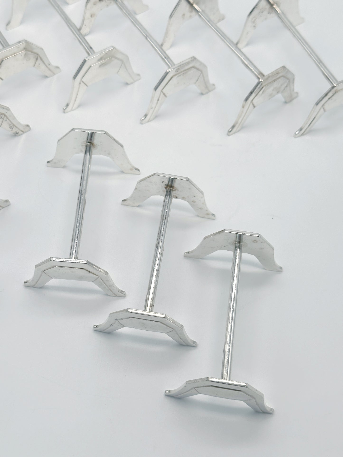 Klassische Messerbänkchen Versilbert Frankreich 12er Set