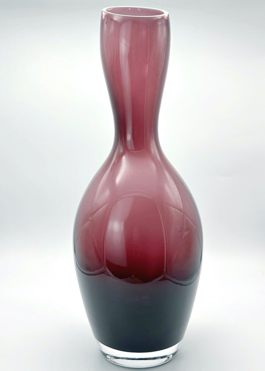 Vintage Vase oder Wasserkrug aus violettem Glas, um 1970