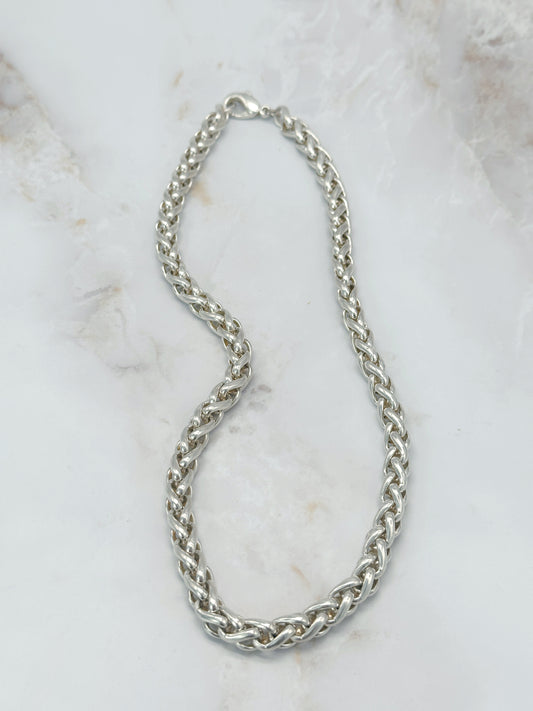 Klassische Gliederkette 925 Sterling Silber