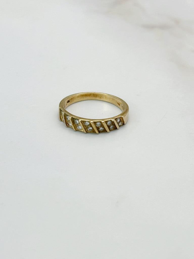 Vintage Ring mit Diamanten