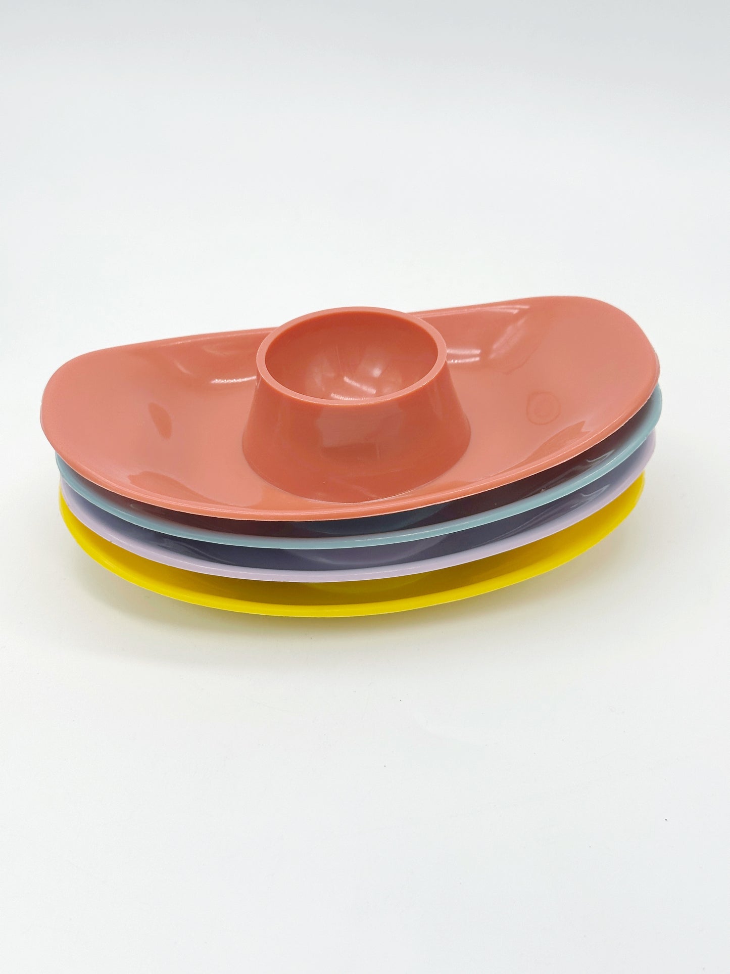 Stapelbare Eierbecher im 4er-Set, ca. 1970