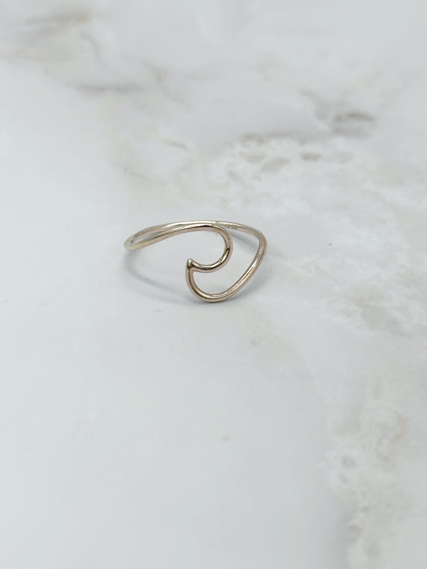 Zarte Ringe Silber Roségold