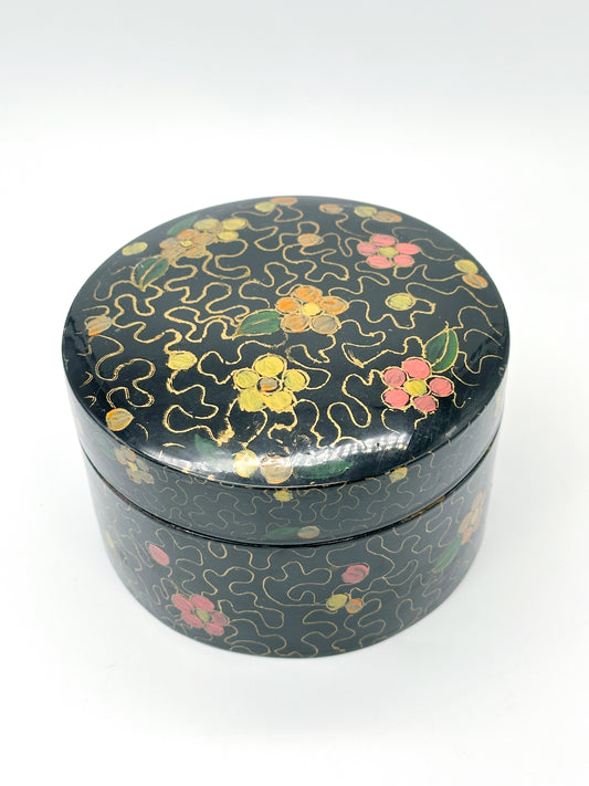 Handbemalte Vintage Lackdose