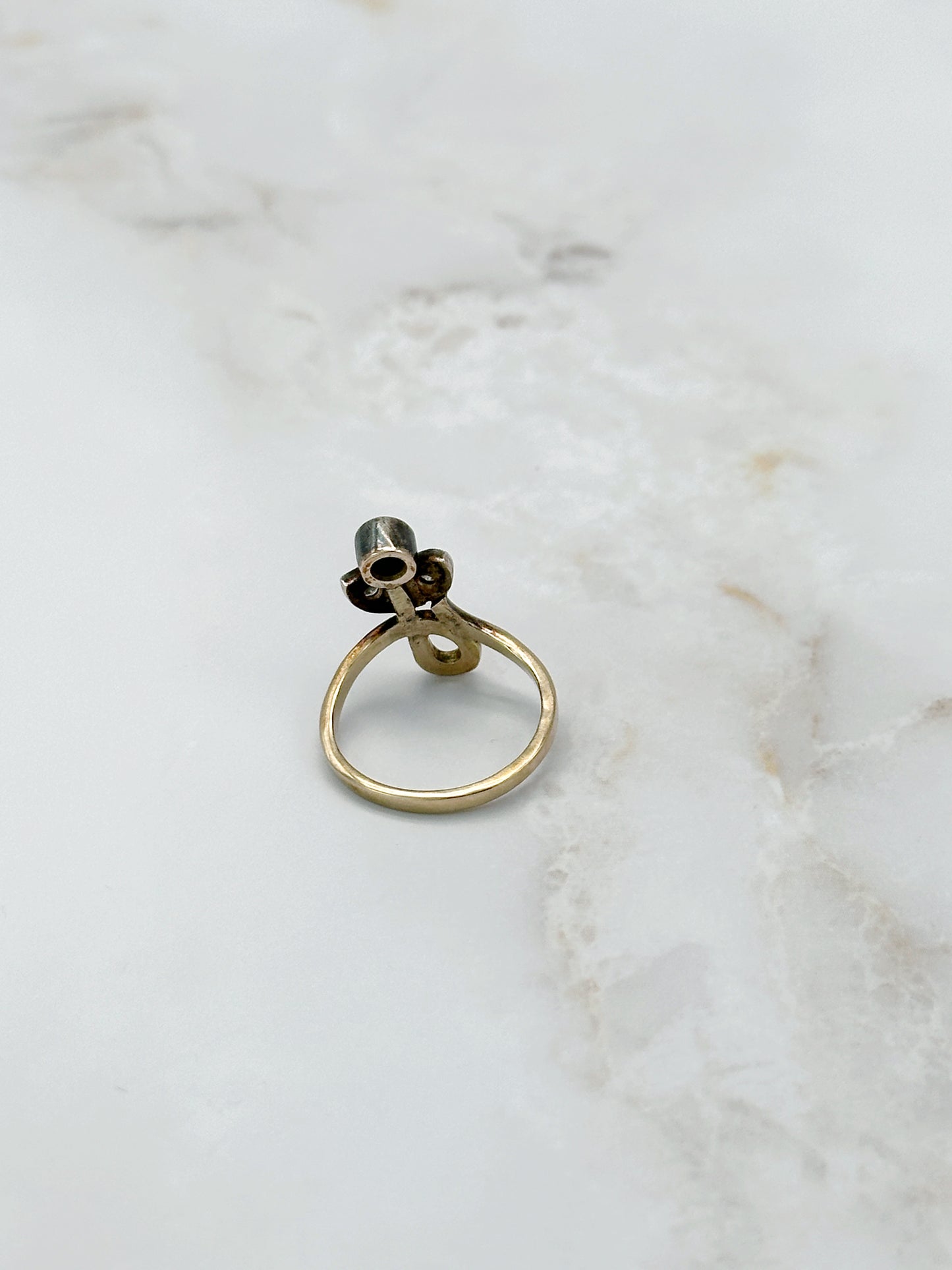 Vintage Ring mit Smaragd