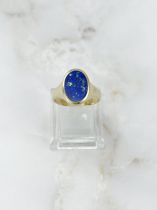 Vintage Ring mit Lapislazuli