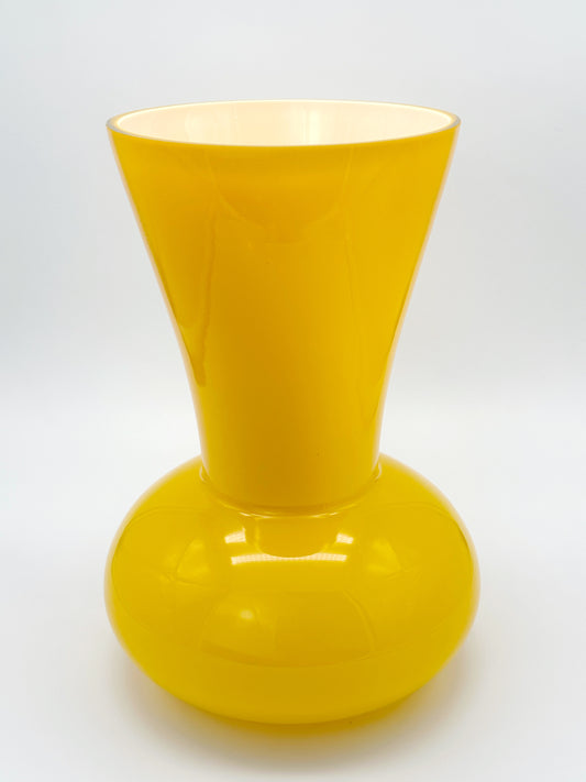 Gelbe Vintage Vase