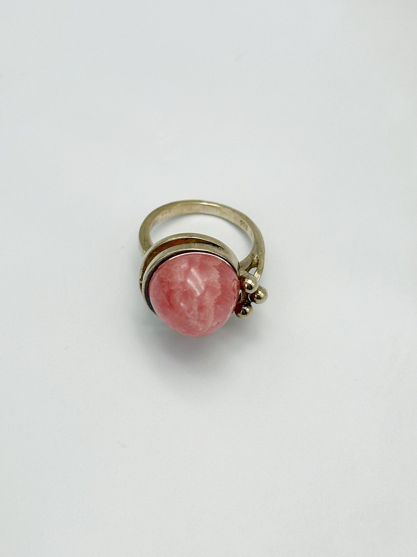 Vintage Ring mit Rodochrosit