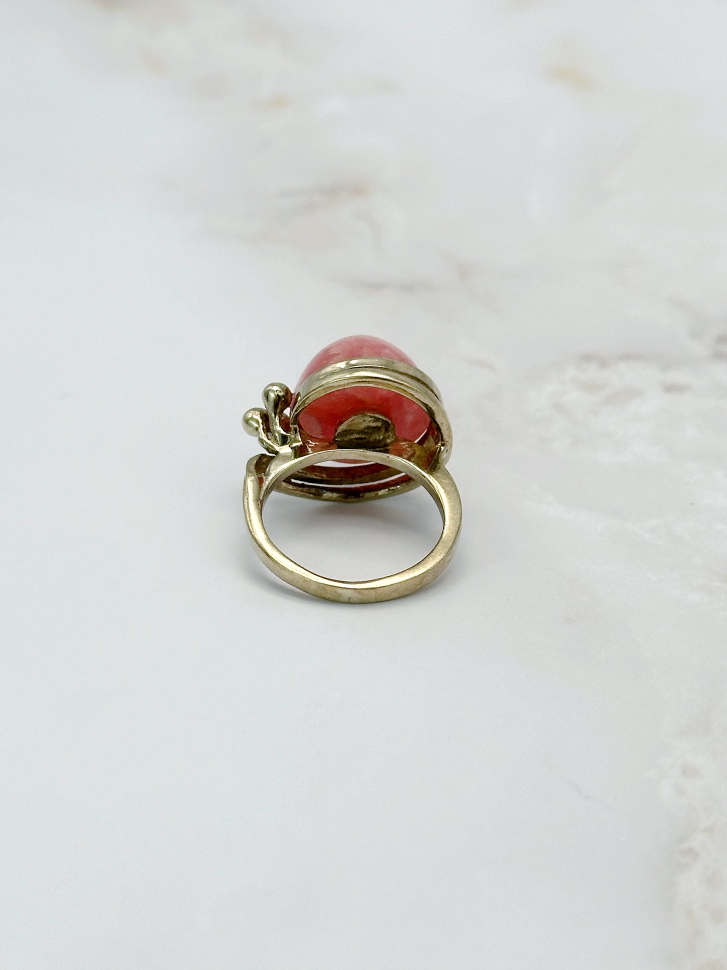 Vintage Ring mit Rodochrosit