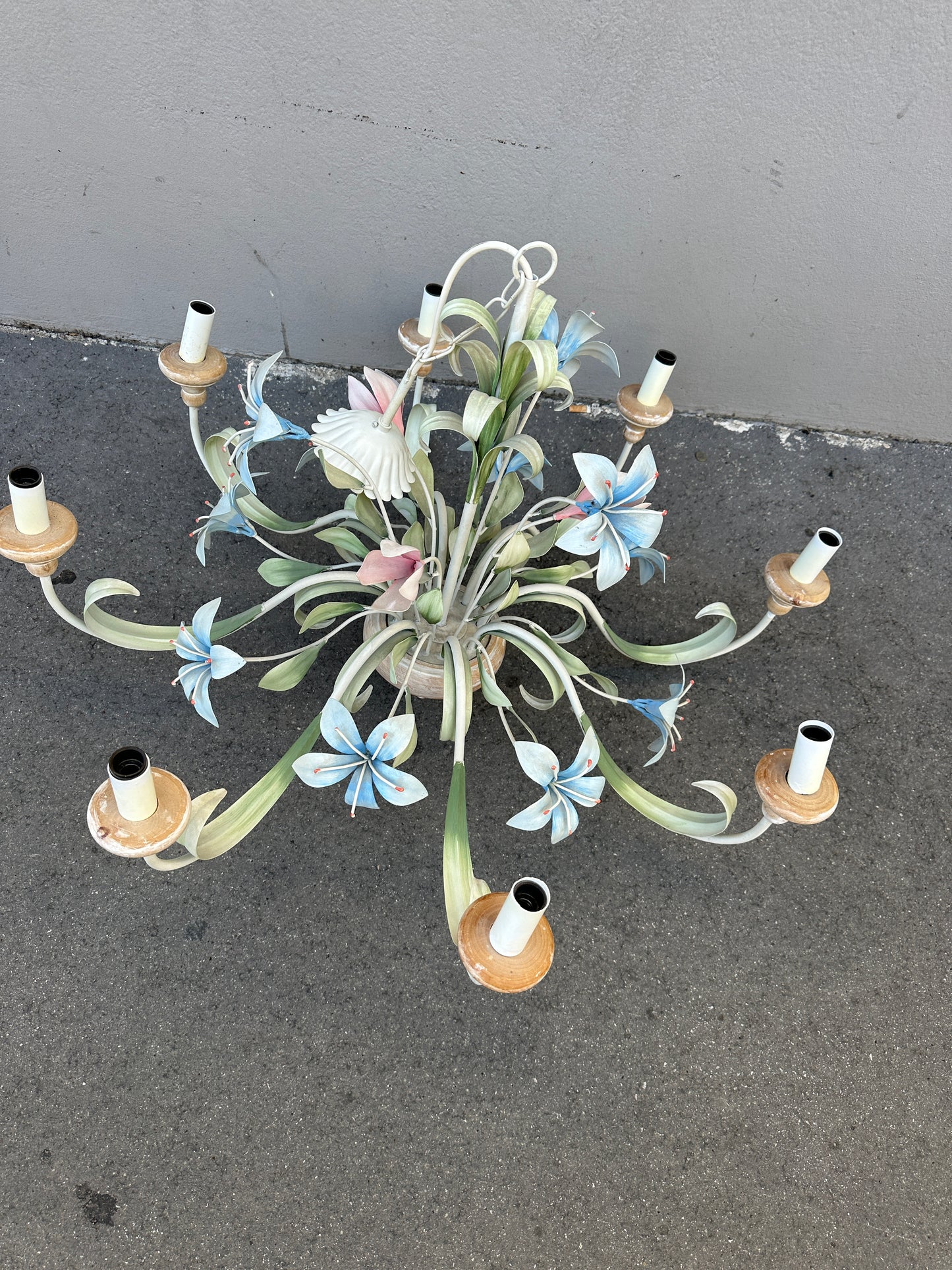 Vintage Luster Florentiner Art mit Blüten