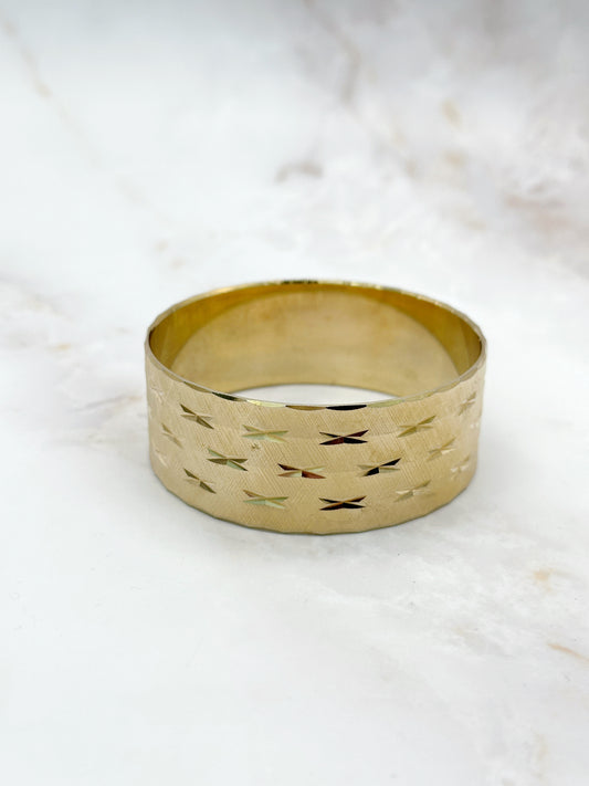 Vintage Armreif Vergoldet Sterne