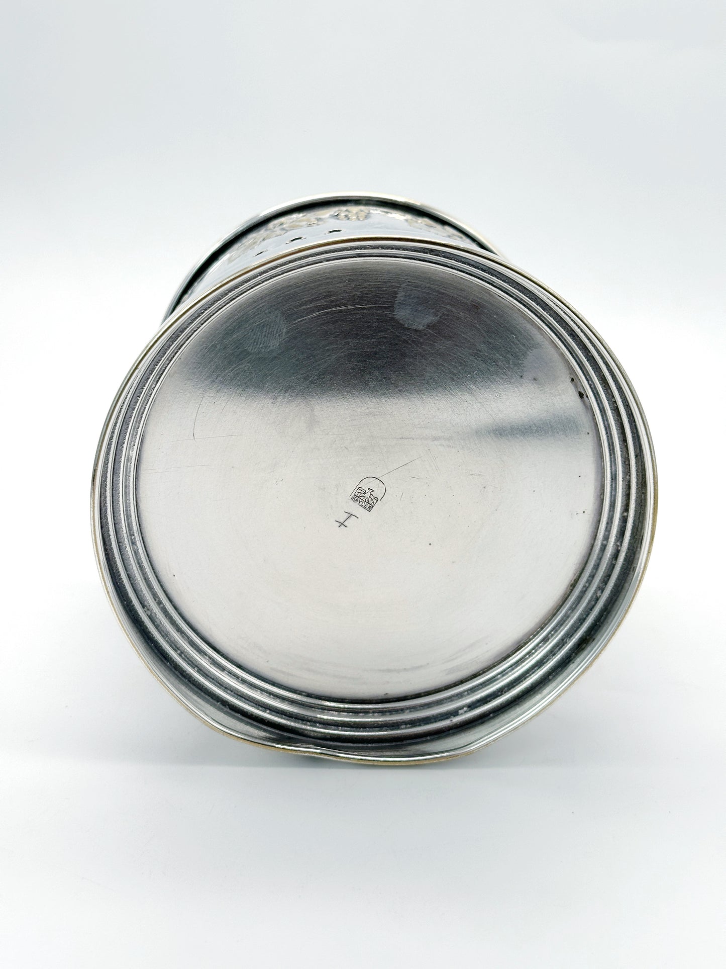 Jugendstil Flaschenhalter Engelbert Kayser Versilbert